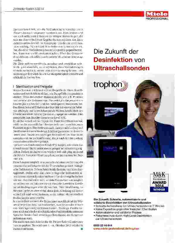 Vorschauseite 4: Patientensicherheit im Fokus 9. Middle East Decontamination & Sterilisation Conference, Dubai International Convention and Exhibition Centre, 16. -18. September 2014
