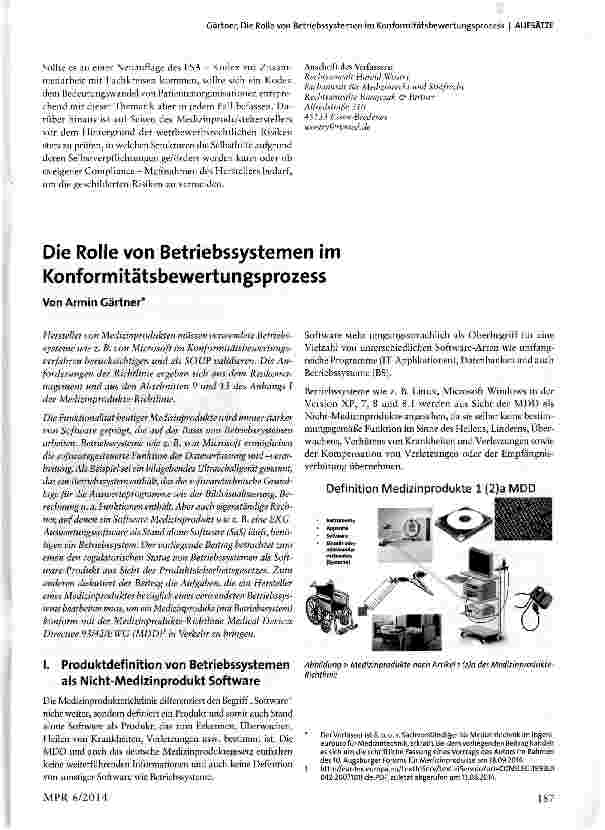 Vorschauseite 1: Die Rolle von Betriebssystemen im Konformitätsbewertungsprozess