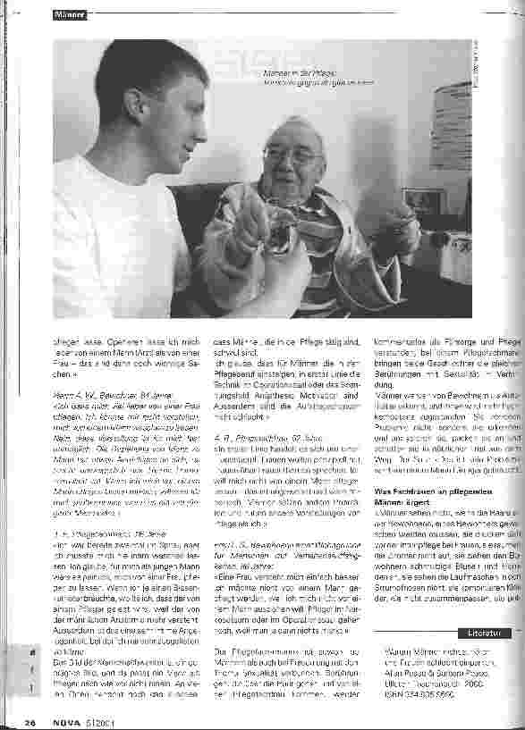 Vorschauseite 2: Mehr Männer braucht die Pflege!