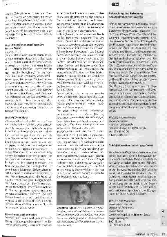 Vorschauseite 3: Mehr Männer braucht die Pflege!