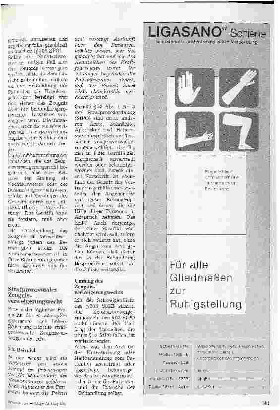 Vorschauseite 2: Das Zeugnisverweigerungsrecht der Krankenschwester