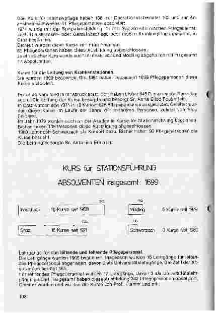 Vorschauseite 2: Überblick über die Sonderausbildungen 1969 - 1984