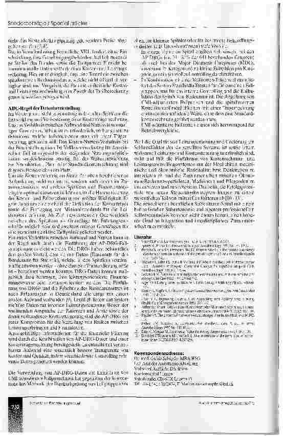 Vorschauseite 3: Implikationen aus der Verwendung von DRGs in einem leistungsorientierten Finanzierungsmodell