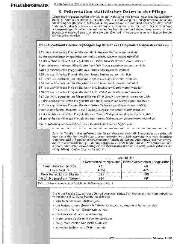 Vorschauseite 3: Statistik, Empirie und Datenanalyse als Elemente der Pflegeinformatik