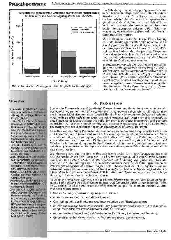 Vorschauseite 5: Statistik, Empirie und Datenanalyse als Elemente der Pflegeinformatik