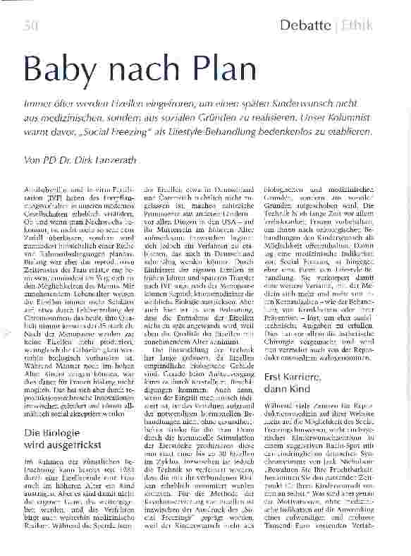 Vorschauseite 1: Baby nach Plan