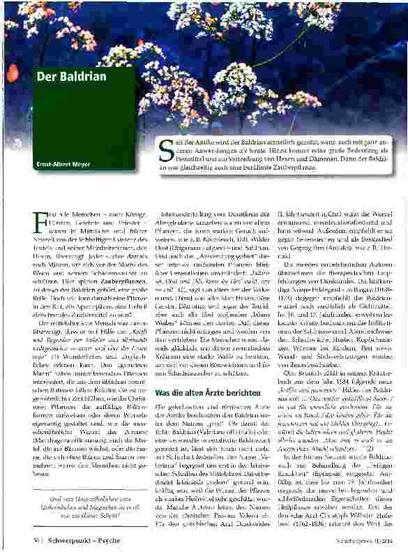 Vorschauseite 1: Der Baldrian