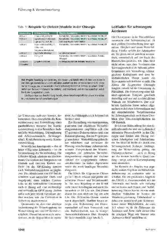 Vorschauseite 2: Chirurgie mit Zukunft