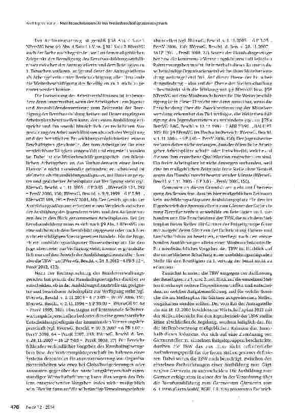Vorschauseite 3: Missbrauchskontrolle bei Weiterbeschäftigungsanspruch