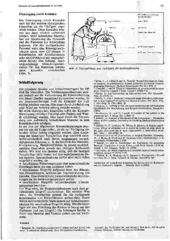 Vorschauseite 3: Der Mensch als Quelle von Mikroorganismen im OP