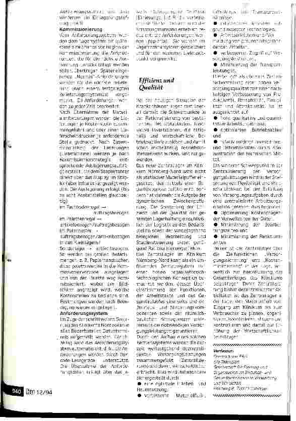 Vorschauseite 3: High-Tech im Zentrallager für Effizienz und Qualität