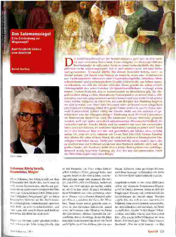 Vorschauseite 1: Das Salomonsspiegel