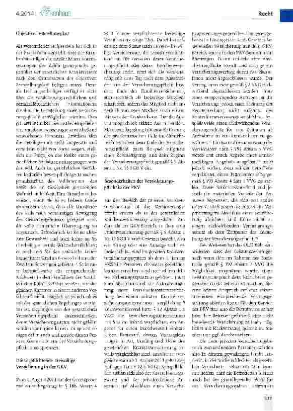 Vorschauseite 3: Unterschiede der Versicherungspflicht im Vergleich GKV zu PKV