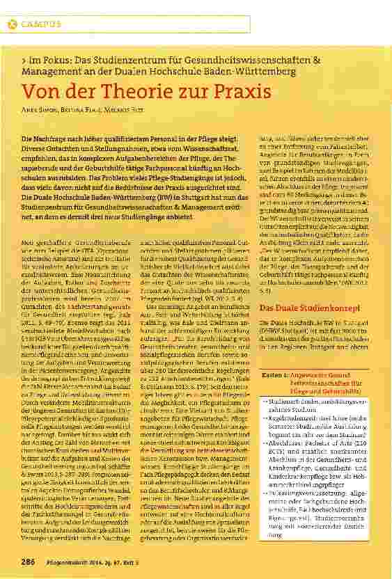 Vorschauseite 1: Von der Theorie zur Praxis