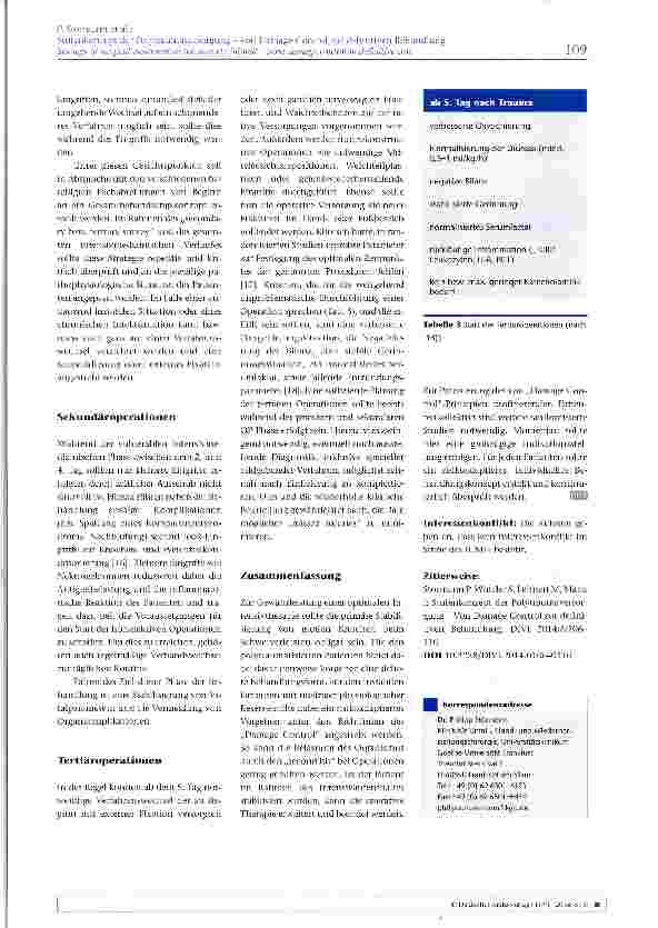 Vorschauseite 4: Stufenkonzept der Polytraumaversorgung -von Damage Control zur definitiven Behandlung