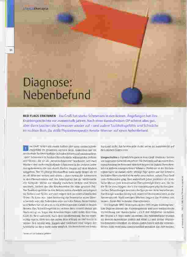 Vorschauseite 1: Diagnose: Nebenbefund