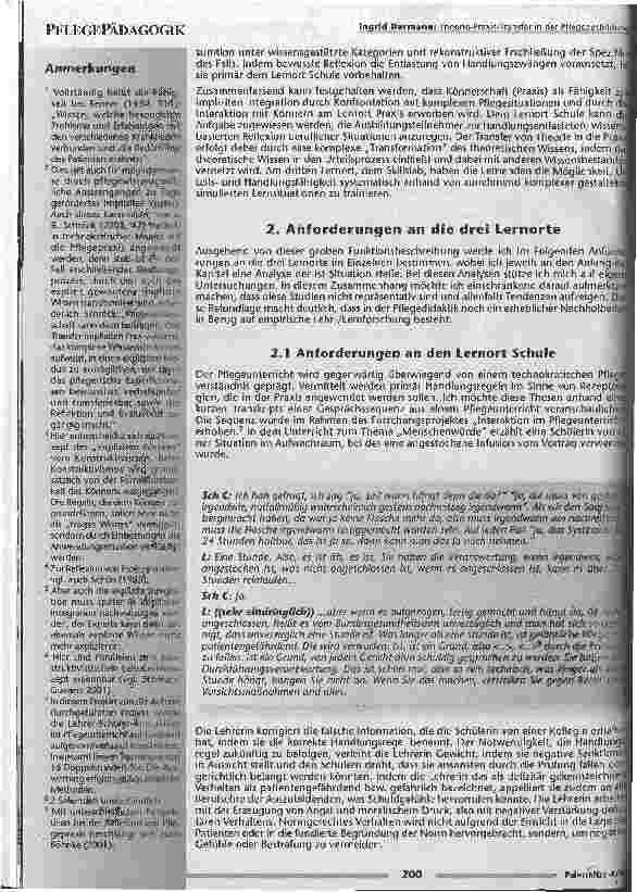 Vorschauseite 6: Theorie-Praxis-Transfer in der Pflegeausbildung Anforderungen an die verschiedenen Lernorte