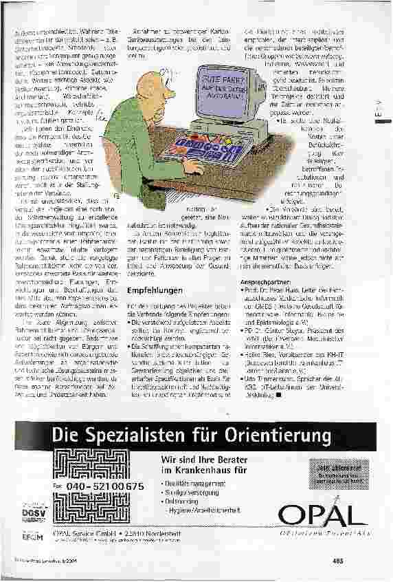 Vorschauseite 2: Kommentierungsphase abgeschlossenElektronische Gesundheitskarte - was will die Krankenhaus -IT?