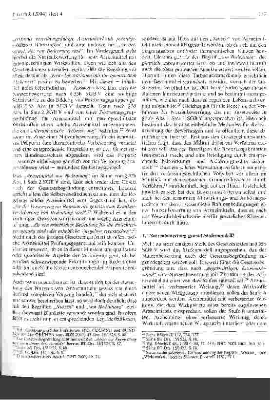 Vorschauseite 4: Die Nutzenbewertung von Arzneimitteln gemäß §35b SGB V