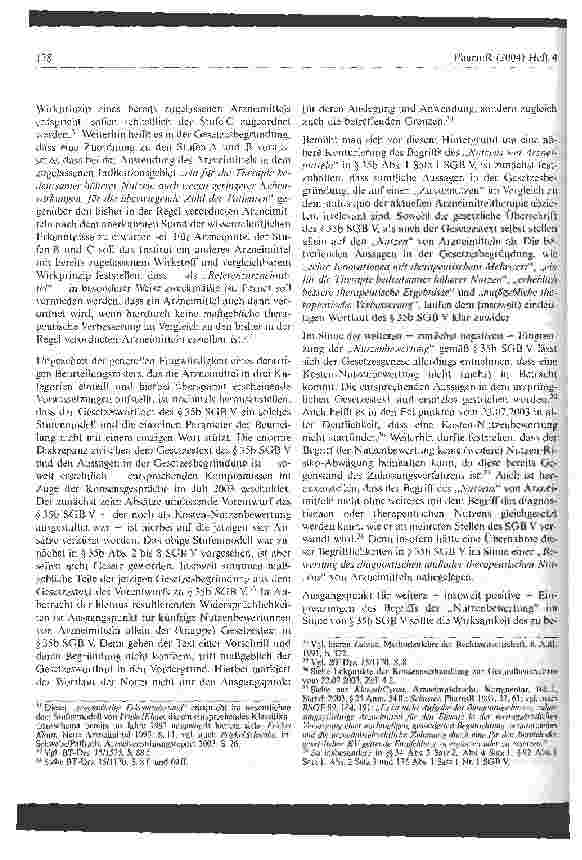 Vorschauseite 5: Die Nutzenbewertung von Arzneimitteln gemäß §35b SGB V