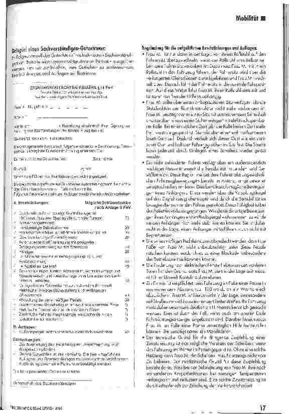 Vorschauseite 5: Einschränkungen der Fahreignung und Wege zur behindertengerechten FahrzeugumrüstungTeil 3: Technische Begutachtung und Umrüstungsmöglichkeiten