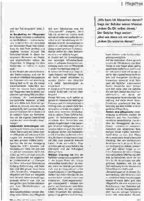 Vorschauseite 2: Das Recht auf Gefühle im Angesicht des Todes