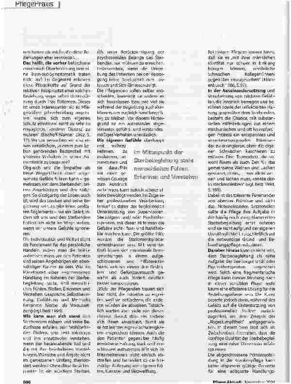 Vorschauseite 3: Das Recht auf Gefühle im Angesicht des Todes