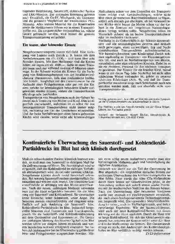 Vorschauseite 4: Transport neugeborener Risikokinder