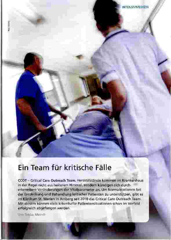Vorschauseite 1: Ein Team für kritische Fälle