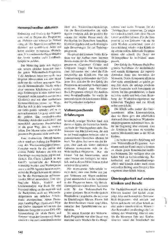 Vorschauseite 3: Zurück in den Kittel