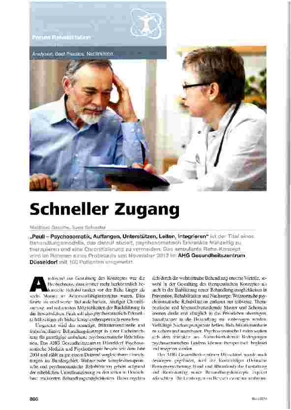 Vorschauseite 1: Schneller Zugang