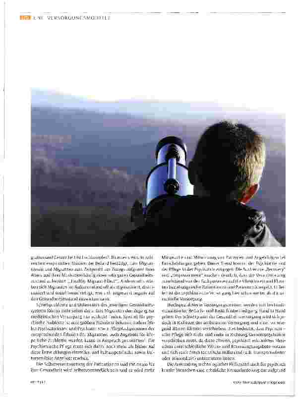 Vorschauseite 3: Die Psychiatrische Pflege im Jahr 2030