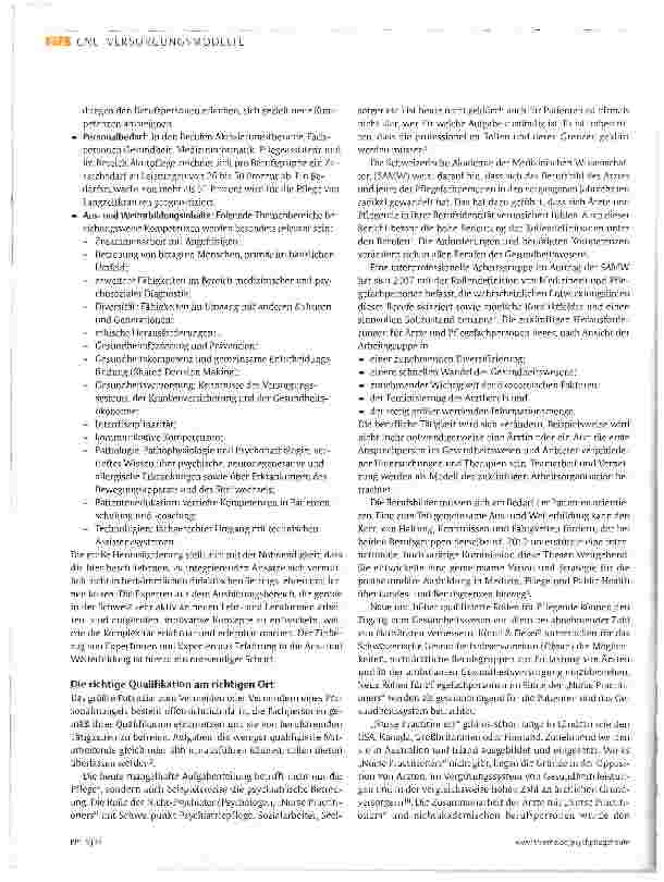 Vorschauseite 5: Die Psychiatrische Pflege im Jahr 2030