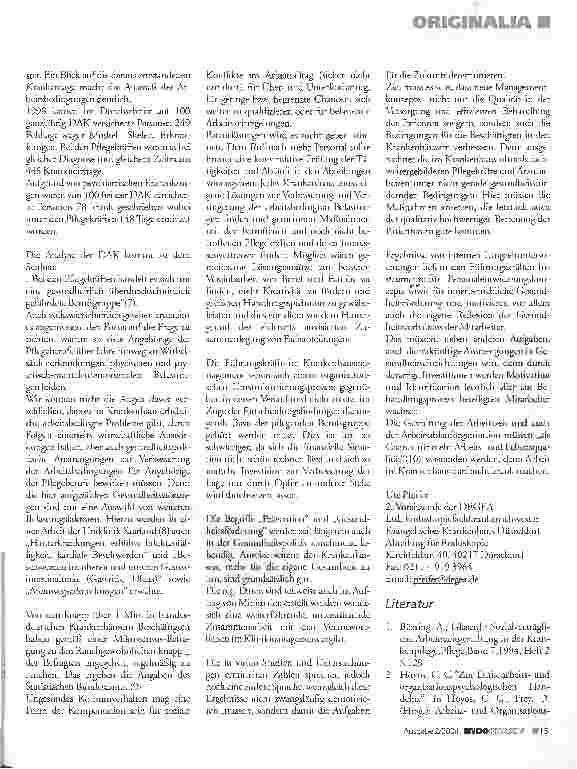 Vorschauseite 3: Macht die Arbeit im Krankenhaus krank?