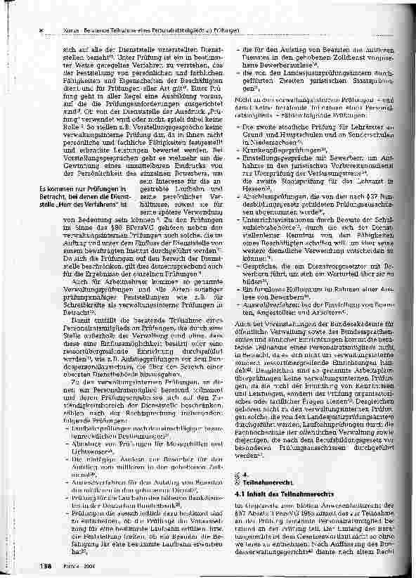 Vorschauseite 3: Beratende Teilnahme eines Personalratsmitglieds an Prüfungen