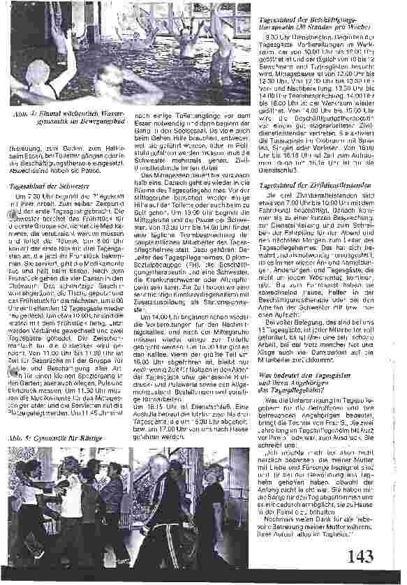 Vorschauseite 4: Tagespflegeheim; eine neue Form der Versorgung älterer und behinderter Menschen