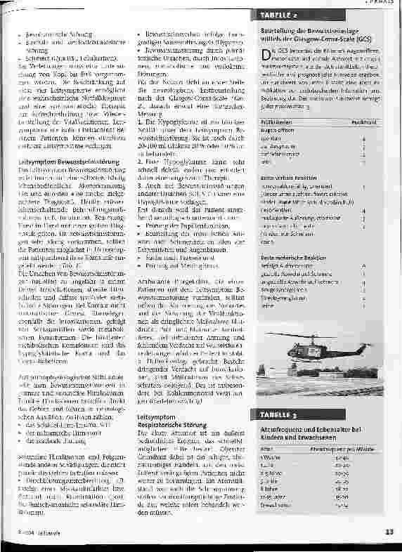 Vorschauseite 2: Notfälle und ihre Leitsymptome