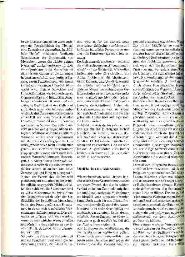 Vorschauseite 3: Vor allem die am meisten Entflammten brennen aus Burnout in der Krankenpflege Facharbeit (gekürzt)