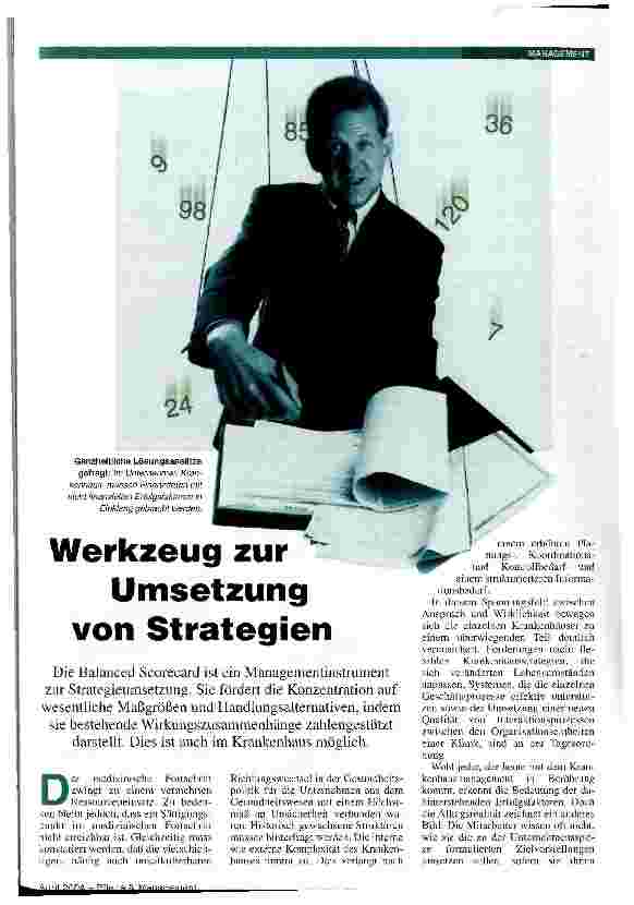 Vorschauseite 1: Werkzeug zur Umsetzung von Strategien