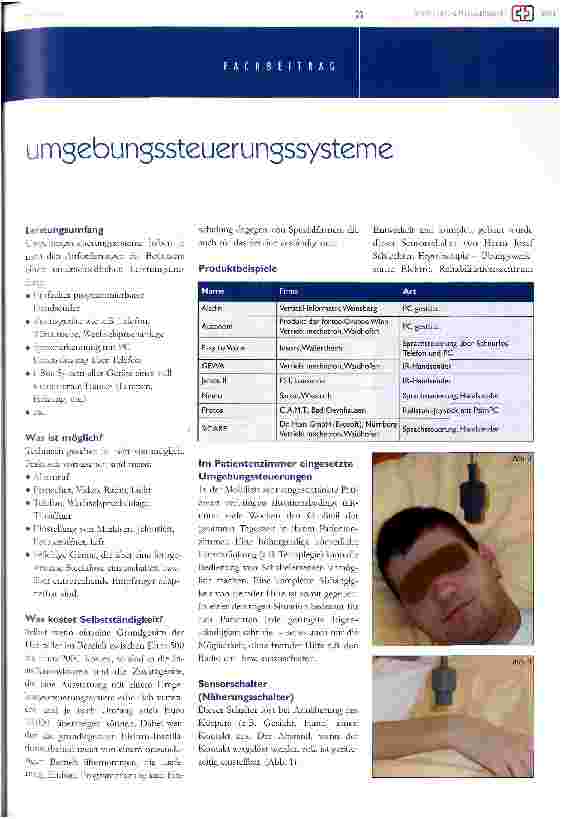 Vorschauseite 2: Umgebungssteuerungssysteme