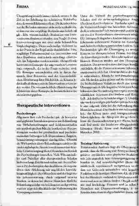 Vorschauseite 3: Psychosoziale Interventionen in Gerontologie und Pflege