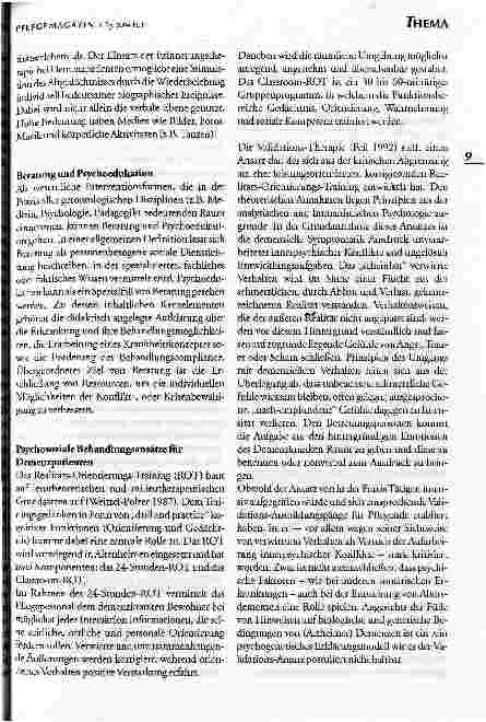 Vorschauseite 6: Psychosoziale Interventionen in Gerontologie und Pflege