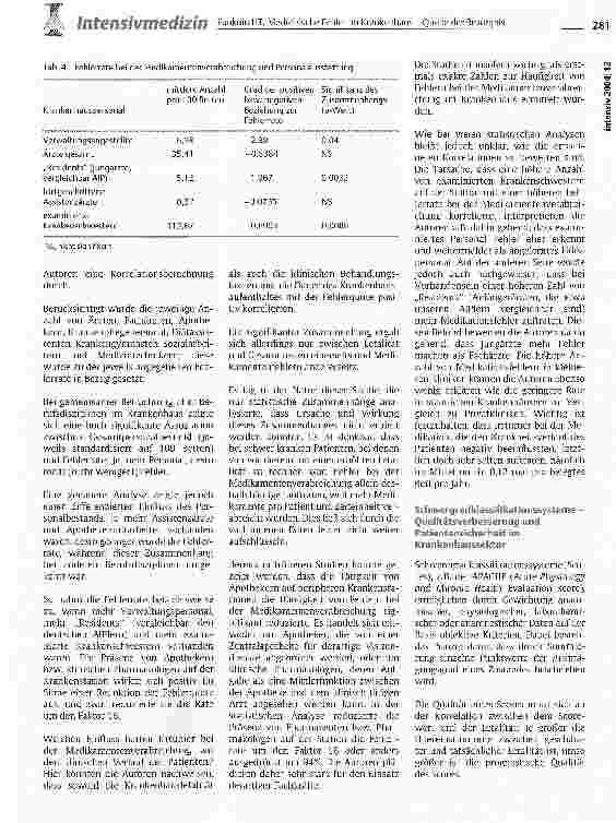 Vorschauseite 5: Medizinische Fehler im Krankenhaus -Quelle der Besorgnis