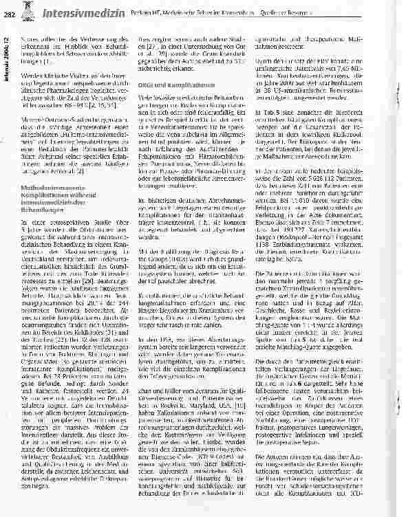 Vorschauseite 6: Medizinische Fehler im Krankenhaus -Quelle der Besorgnis