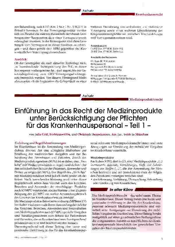 Vorschauseite 4: Bundessozialgericht schränkt Kooperationen im prästationären Bereich ein