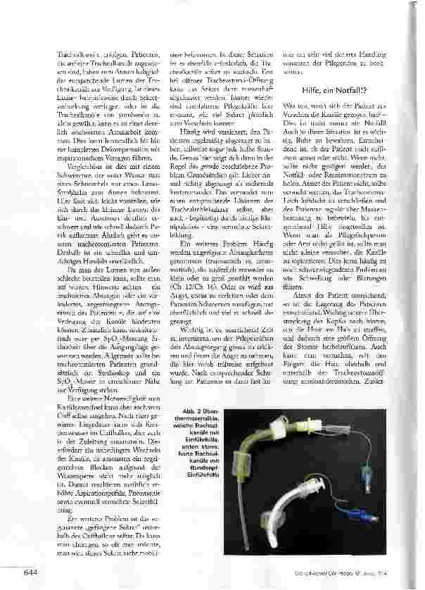 Vorschauseite 3: KEINE ANGST VOR DER FRACHEALKANULE