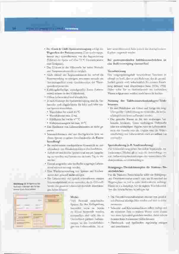 Vorschauseite 4: Grundlagen zur Lebensmittelhygiene im stationären Bereich der Patientenversorgung