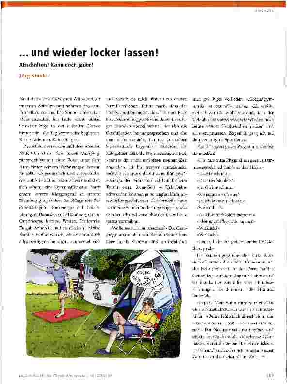 Vorschauseite 1: . .. und wieder locker lassen!