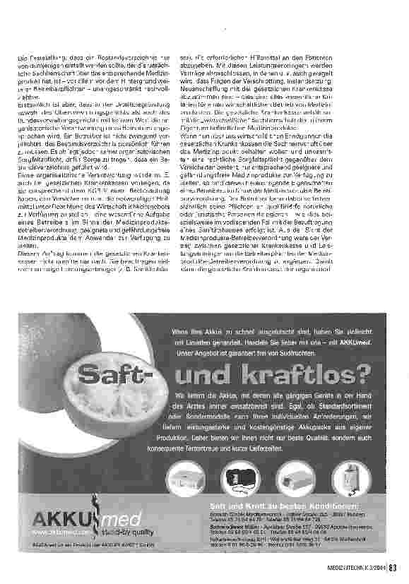 Vorschauseite 2: Gesetzliche Krankenkassen nicht in der Betreiberverantwortung Entscheidung des Bundesverwaltungsgerichts in Leipzig
