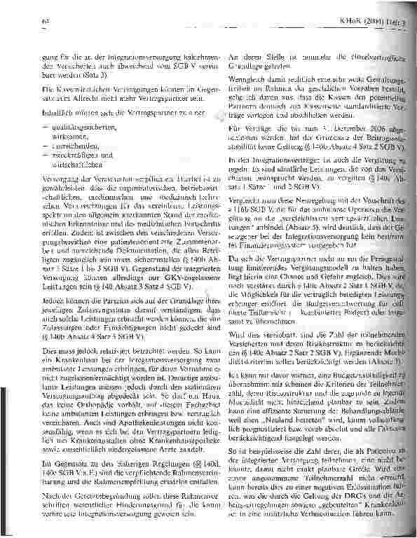 Vorschauseite 5: Rechtsund Verfahrensfragen der integrierten Versorgung